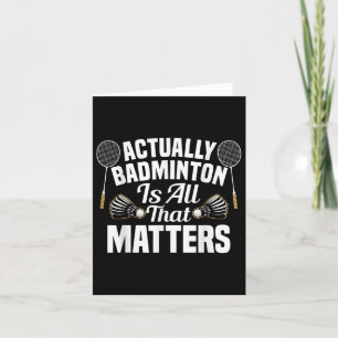 Badminton Team Match S Shuttle Badminton Player Card