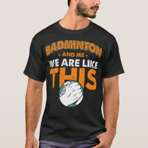 Badminton  tennis badminton coach clothing  T-Shirt