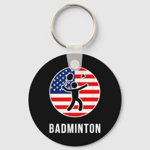 Badminton Usa  Key Ring