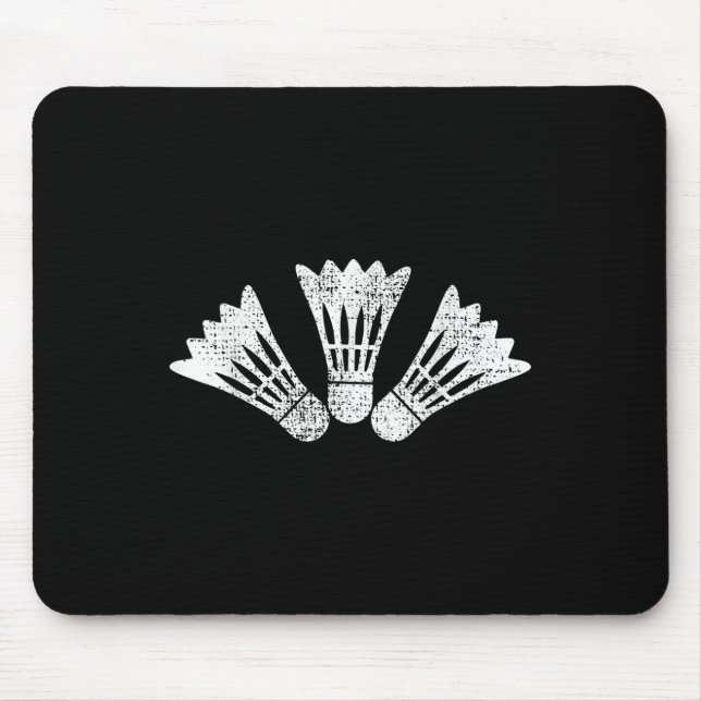 Badminton Vintage Gift  Mouse Mat (Front)