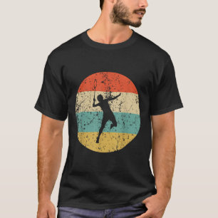 Badminton Vintage Retro Badminton Player T-Shirt