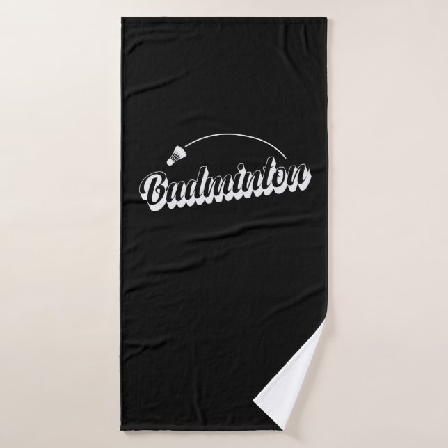 Badmintonschläger Badminton Federball Sport Bath Towel (Bath Towel)