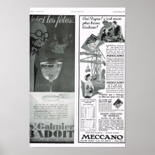 Badoit, Meccano Poster