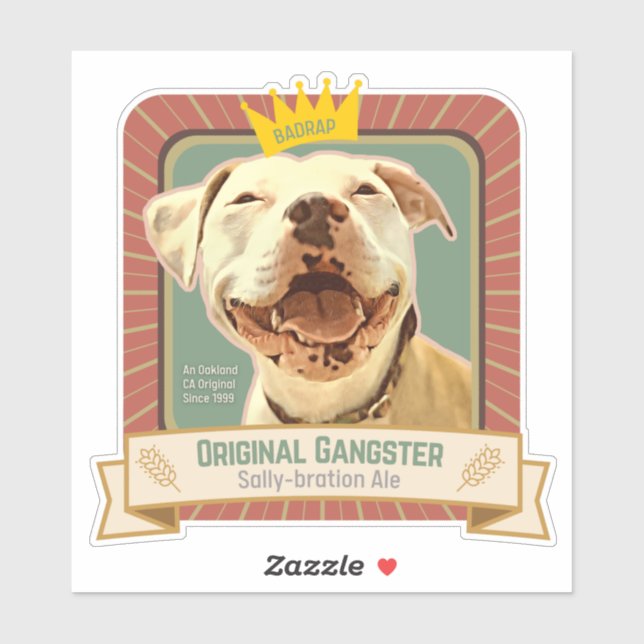 BADRAP's Queen Machine Vinyl Sticker (Sheet)