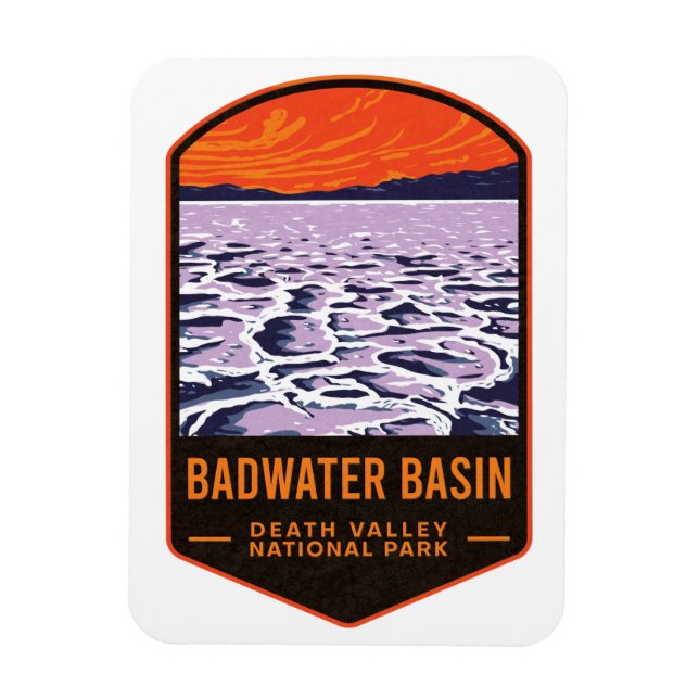Badwater Basin Death Valley National Park Magnet (Vertical)