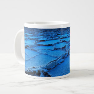 Badwater dusk, Death Valley, California Large Coffee Mug