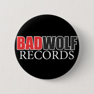 BADWOLF records official merchandise Button