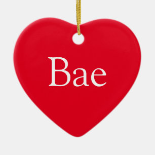 Bae Definition Girlfriend Boyfriend Husband Wife Ceramic Tree Decoration