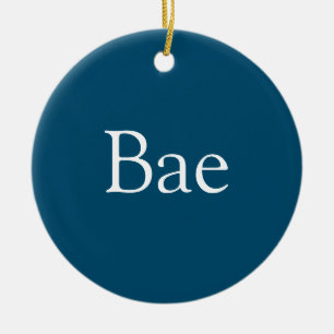 Bae Definition Husband Boyfriend Blue Ceramic Tree Decoration