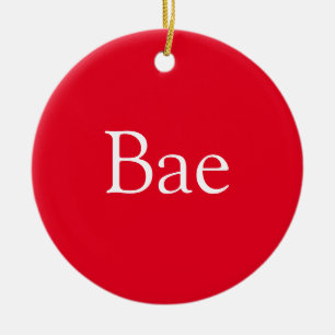 Bae Definition Wife Husband Girlfriend Boyfriend Ceramic Tree Decoration