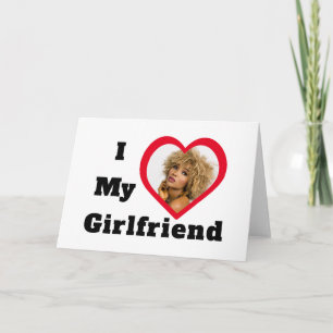 Bae Personalised Custom Photo I Love My Girlfriend Card