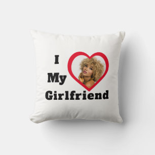 Bae Personalised Custom Photo I Love My Girlfriend Cushion