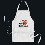 Bae Personalized Custom Photo I Love My Girlfriend Standard Apron<br><div class="desc">A blossoming romance. A happy couple. I Love My Girlfriend Bae Personalized Custom Photo. A cool awesome design for a boyfriend or girlfriend to celebrate their relationship and publicly declare their love for their partner and significant other. The romantic design can be given as a gift for Valentine’s Day, anniversary,...</div>