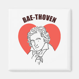 Bae-Thoven Classical Music Pun Magnet