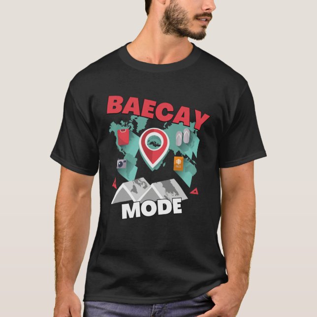 Baecay Mode Designs For Couples Bae King Bae Catio T-Shirt (Front)