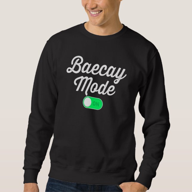 Baecay Mode On Vacation Baecation Matching Couples Sweatshirt (Front)