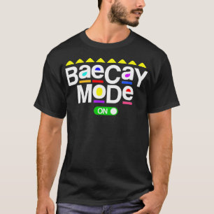 Baecay Mode Vacation Boyfriend Girlfriend 80s 90s  T-Shirt