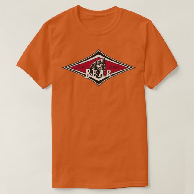 Baesic Bear Surf Boards TT T-Shirt (Design Front)