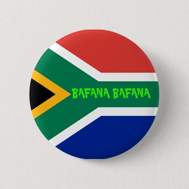 BAFANA BAFANA 6 CM ROUND BADGE (Front)