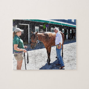 Baffert Checking under the Hood Jigsaw Puzzle