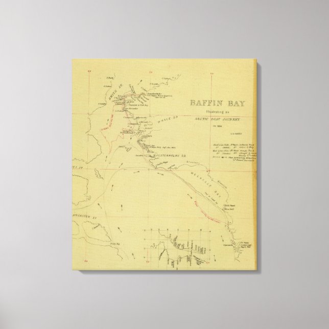Baffin Bay journey Canvas Print (Front)