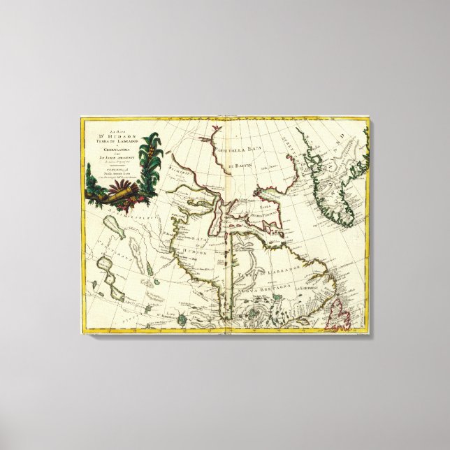 Baffin Bay North Atlantic Ocean Canvas Print (Front)
