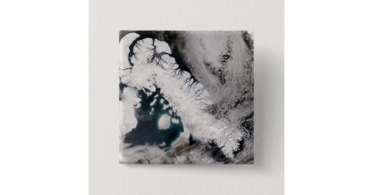 Baffin Island 15 Cm Square Badge | Zazzle