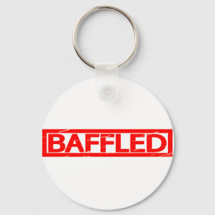 Baffled Stamp Key Ring