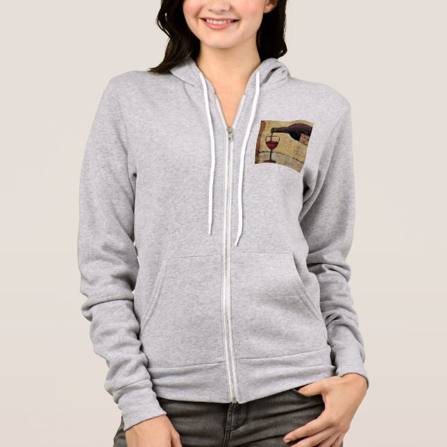 BAG04 Red Wine.tif Hoodie (Front)