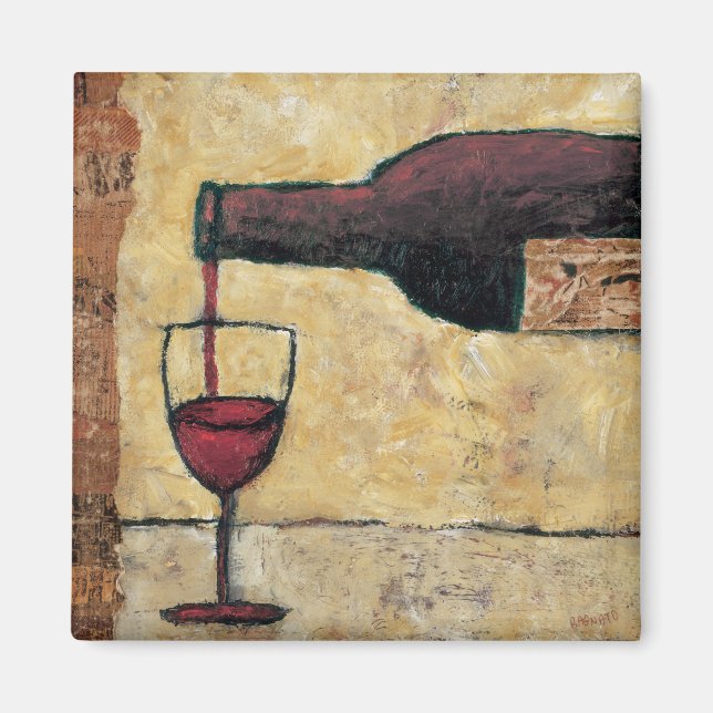 BAG04 Red Wine.tif Magnet (Front)