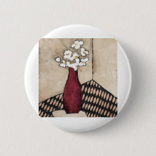 BAG05 Red Vase.tif 6 Cm Round Badge