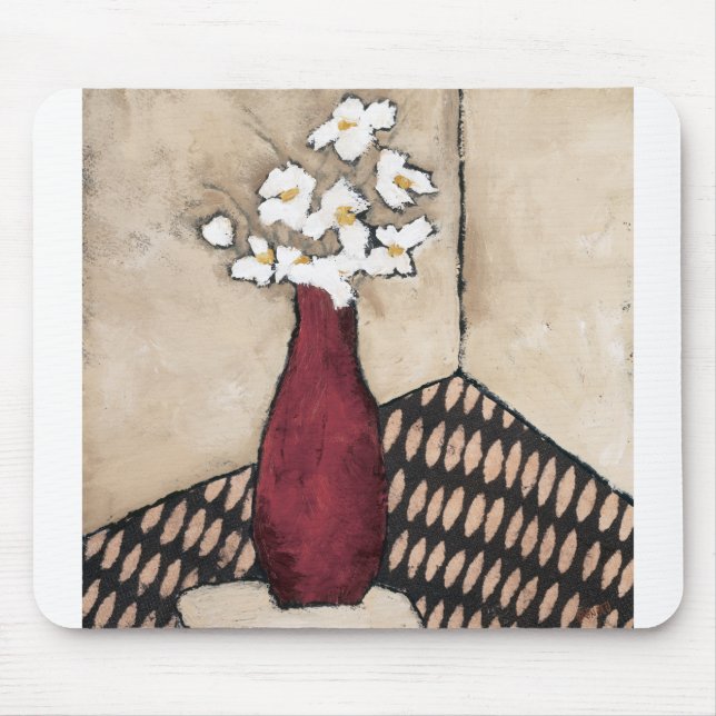 BAG05 Red Vase.tif Mouse Mat (Front)