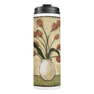 BAG10-V2 Tulips in Red.tif Thermal Tumbler