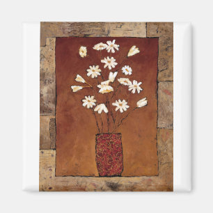 BAG12 White Flowers.tif Magnet
