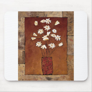 BAG12 White Flowers.tif Mouse Mat