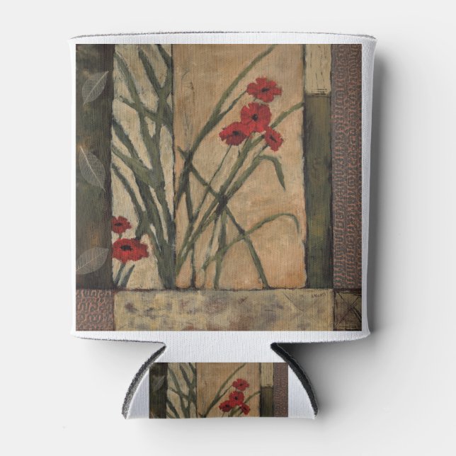 BAG39 Lilies 2.tif Can Cooler (Front)