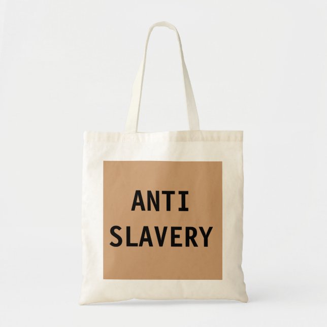 Bag Anti Slavery Tan (Front)