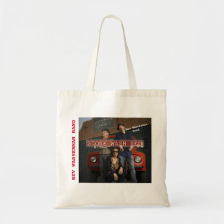 BAG- BEV WASSERMAN BAND STONE WASH RED CD COVER TOTE BAG