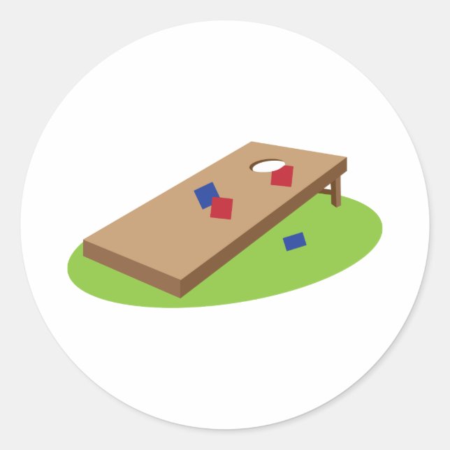 Bag Boards Classic Round Sticker (Front)