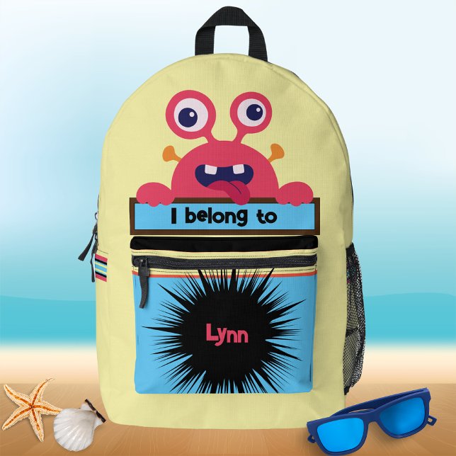 Bag Buddy Lobster Monster Personalised Backpack (Creator Uploaded)