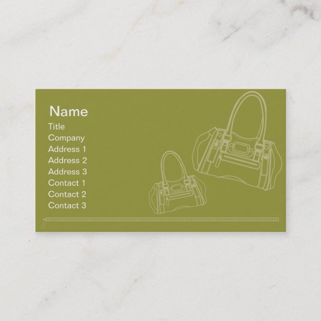 Bag - Business Business Card (Front)