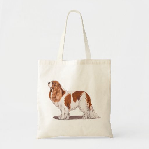 Image of Bag: Cavalier King charles spaniel Tote Bag