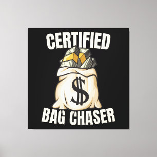 bag chaser canvas print