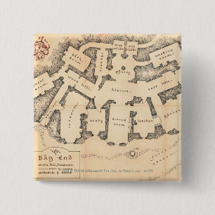 Bag End 15 Cm Square Badge