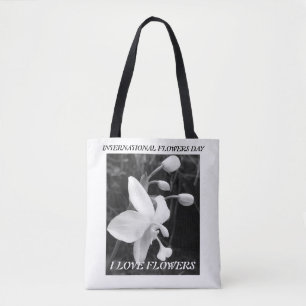 bag for shopping for nature or flower lover