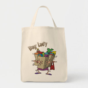 Bag Lady Cartoon