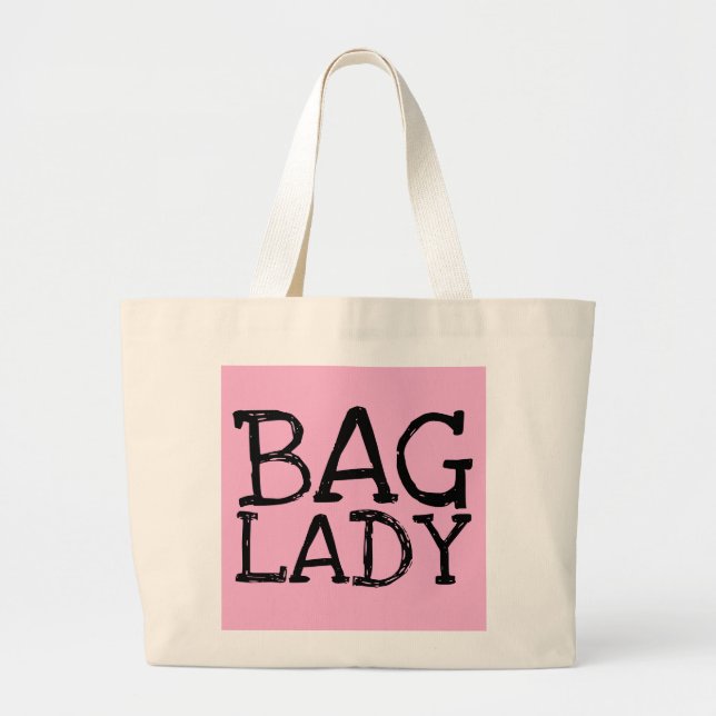 BAG LADY FUNNY TOTES HANDBAGS (Front)