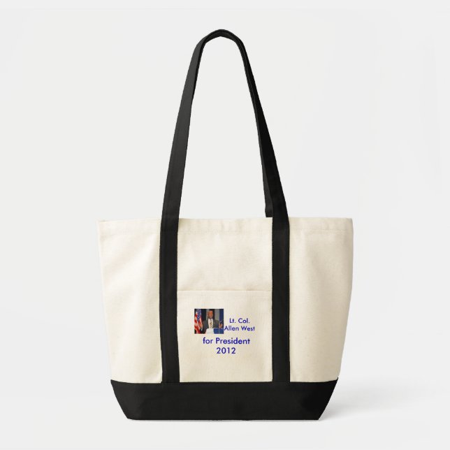 Bag, Lt. Col. Allen West for President 2012 Tote Bag (Front)