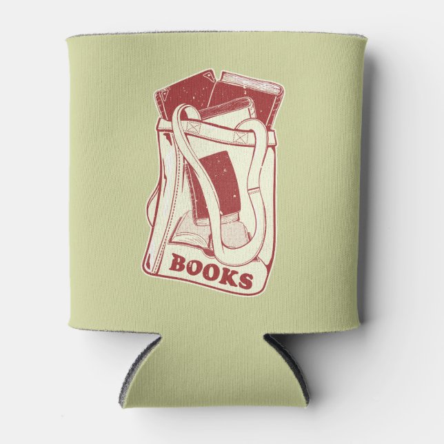 Bag of books I love to read Can Cooler (Front)