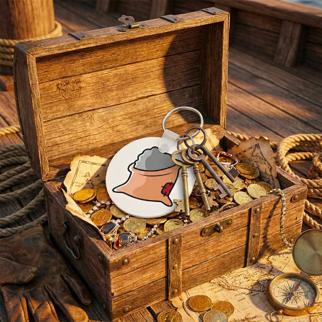 Bag of Cement Construction Material Key Ring (Creator Uploaded)